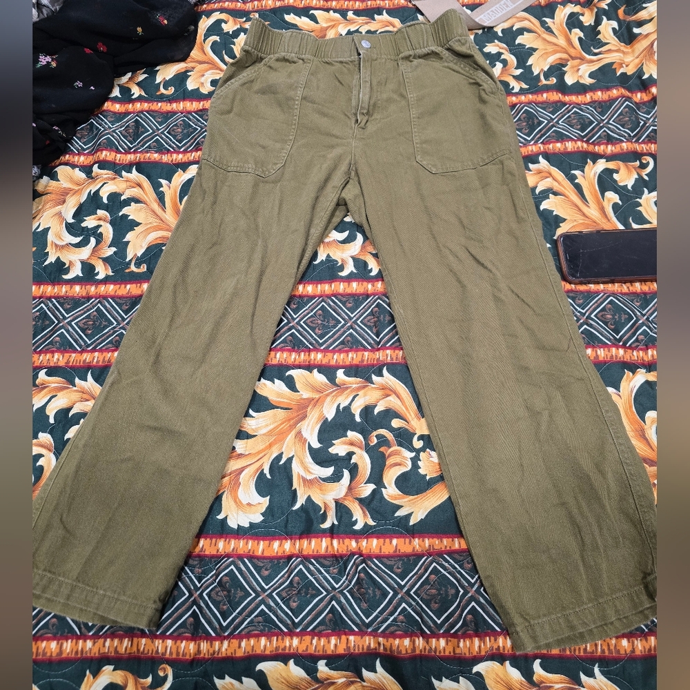 GAP Khaki Relaxed Trousers